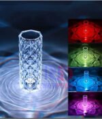 Crystal Tuch Rose Lamp