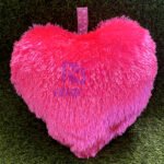 Sublimation Fare Cushion Pillow Heart Shape Pink Colour 1